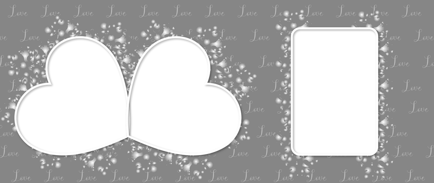 Double Heart 3 image photo mug - Luxe-Custom-Designer