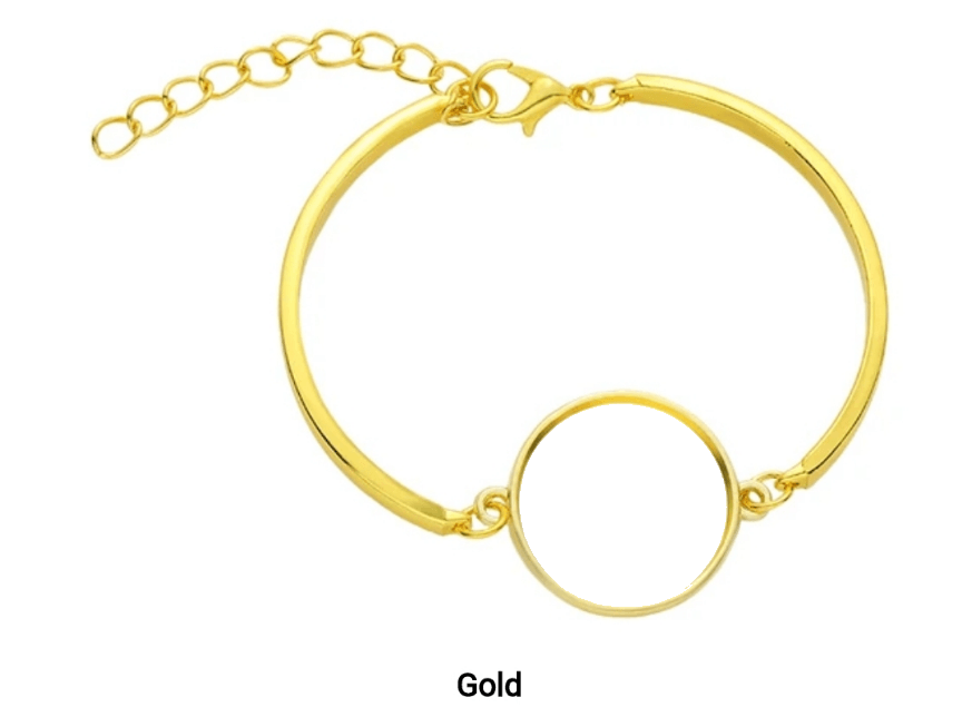 Gold Photo Bracelet - Luxe-Custom-Designer