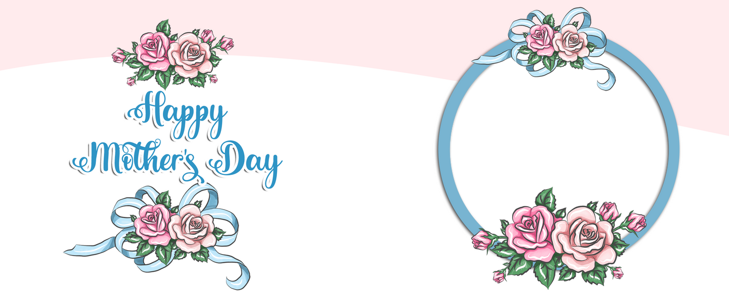 Pink & White Mothers day photo mug - Luxe-Custom-Designer
