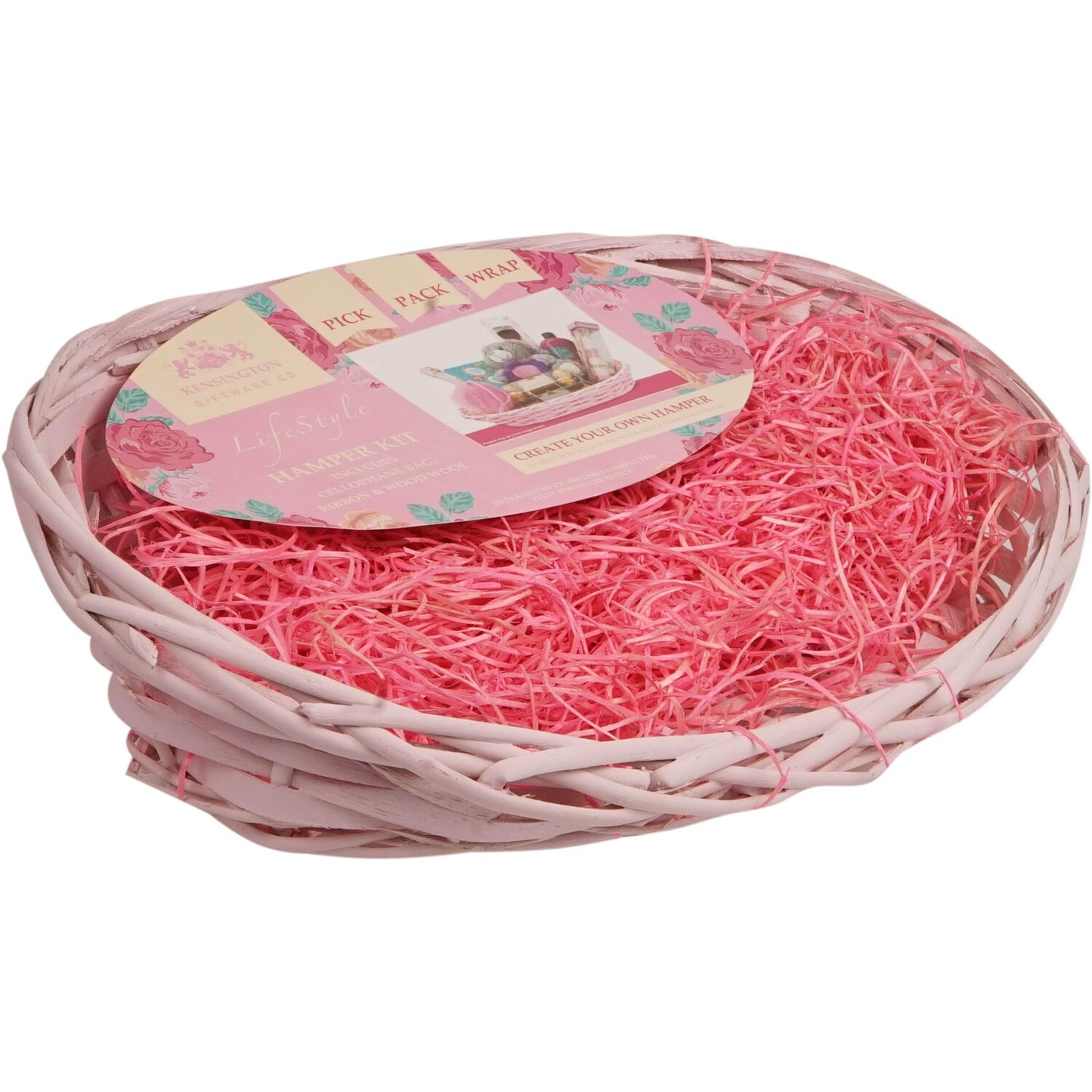 Pink Hamper Basket - Luxe-Custom-Designer