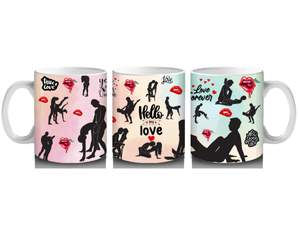 Hello Love Mug - Luxe-Custom-Designer