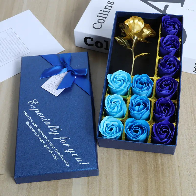 Rose Soap and Foil Rose - Luxe Custom Designer