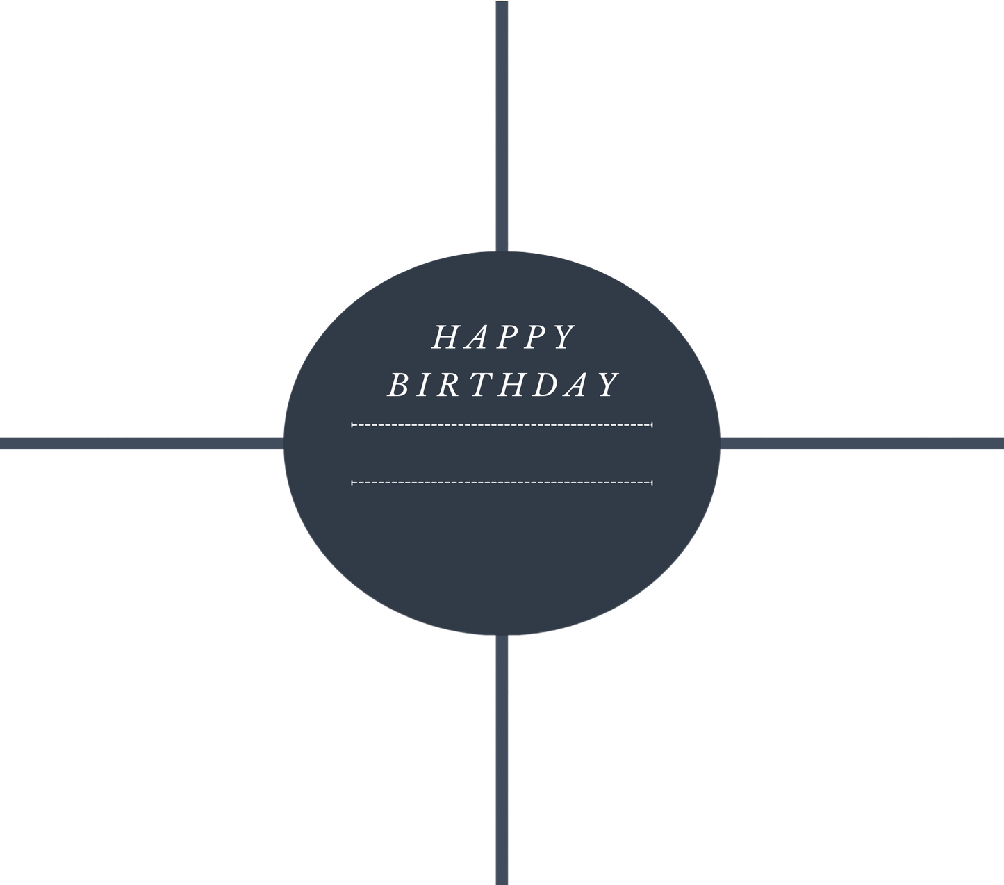 Happy Birthday 4 Image Slate - Luxe-Custom-Designer