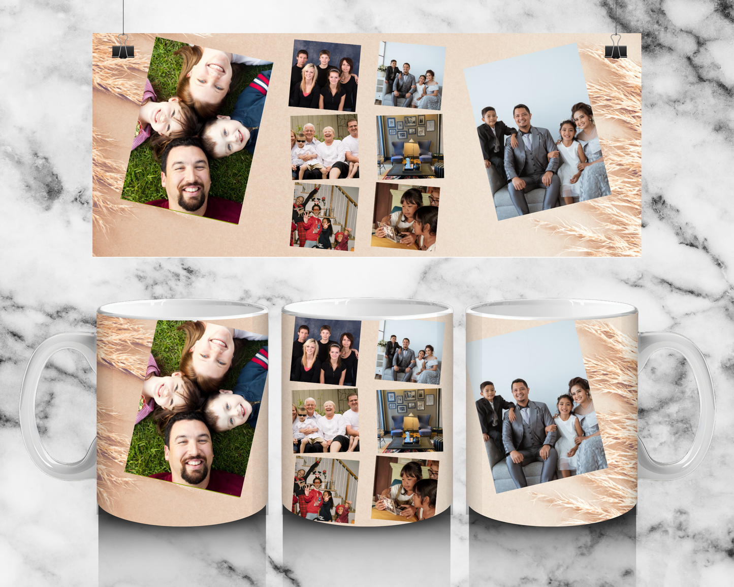 8 Panel Photo Mug - Luxe Custom Designer