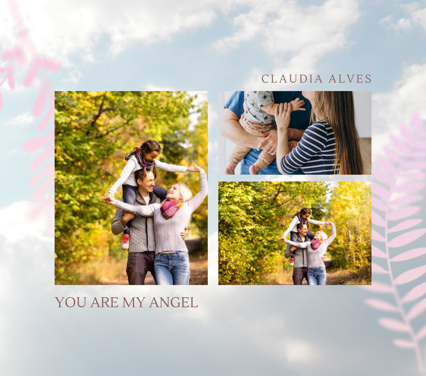 My angel 3 image tumbler