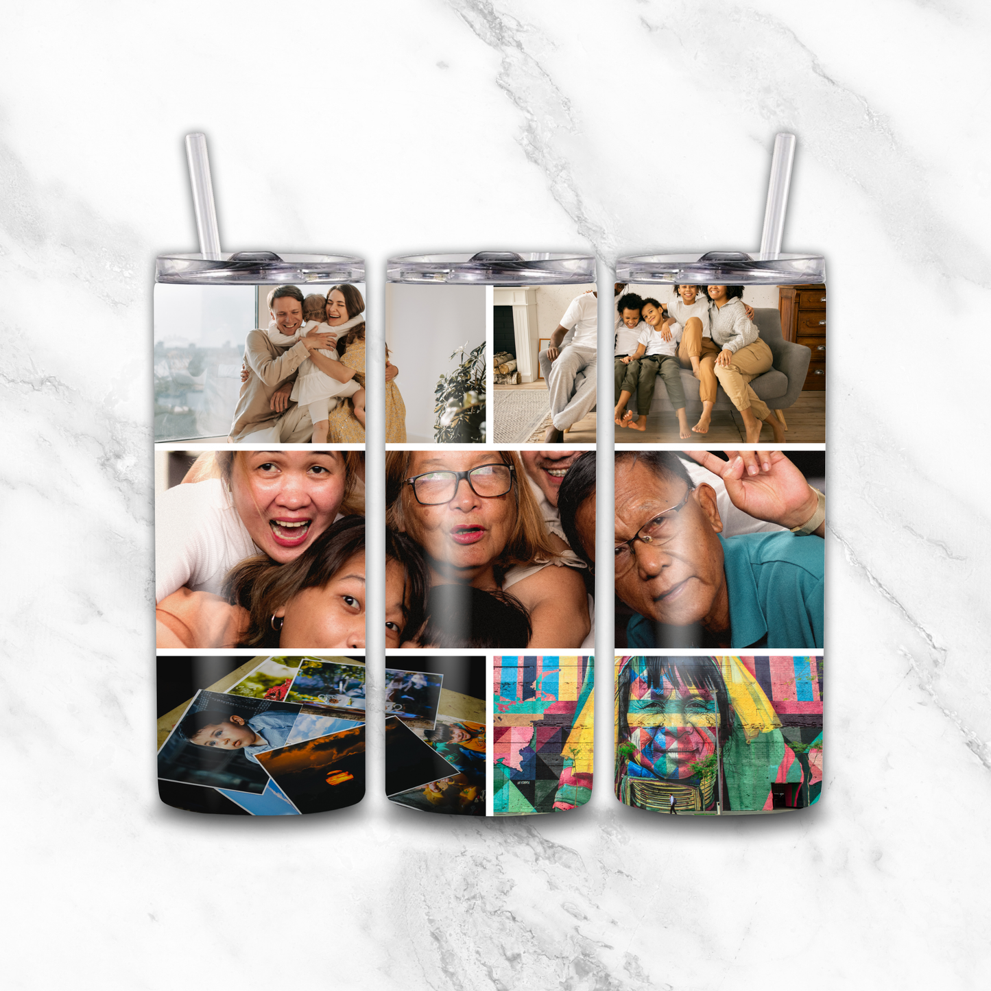 5 Image Tumbler Split