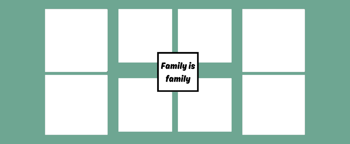 8 Panel Family Mug - Luxe-Custom-Designer