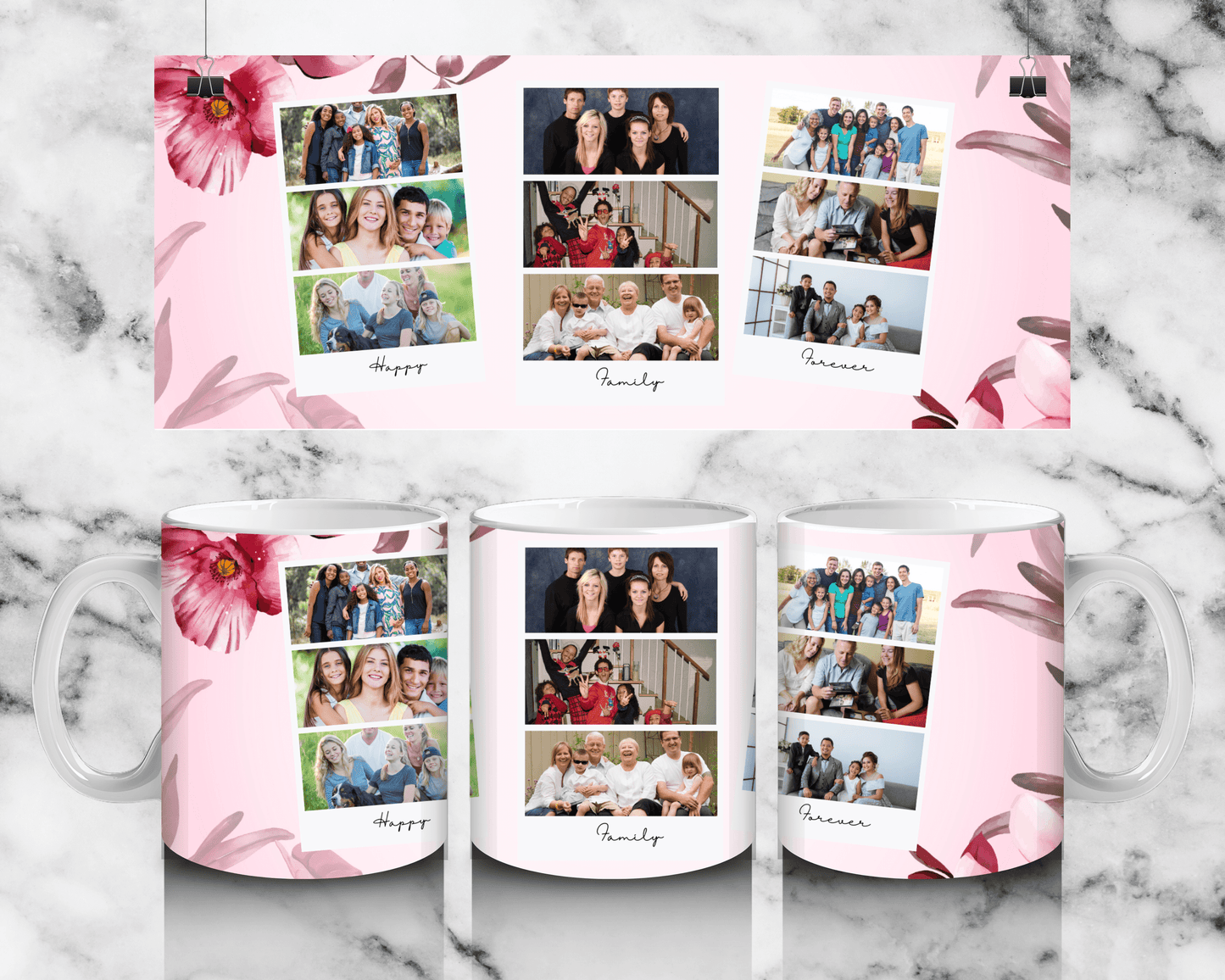 9 Panel Photo Mug - Luxe-Custom-Designer