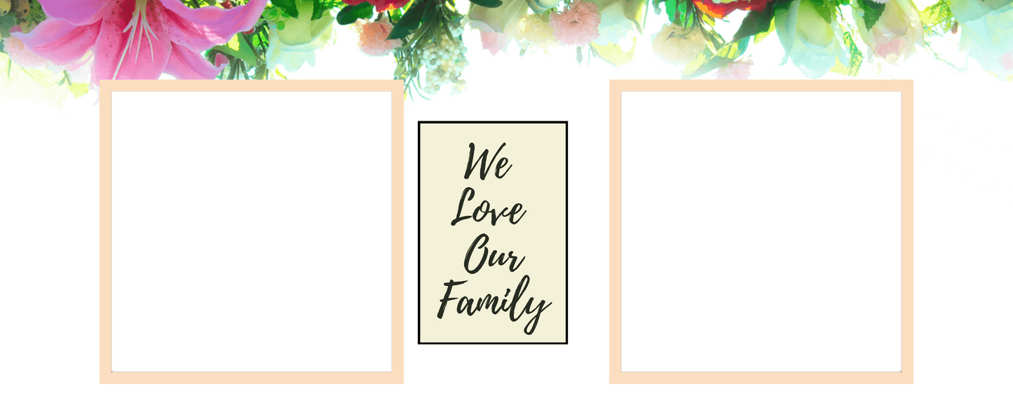 2 Panel Family photo mug - Luxe-Custom-Designer