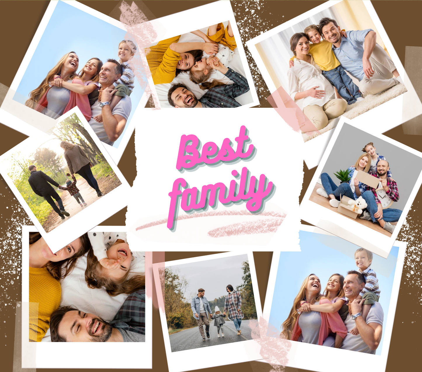 8 Image Family photo slate - Luxe Custom Designer