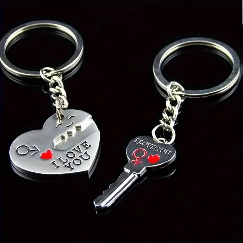 I love you Double Key Ring - Luxe-Custom-Designer