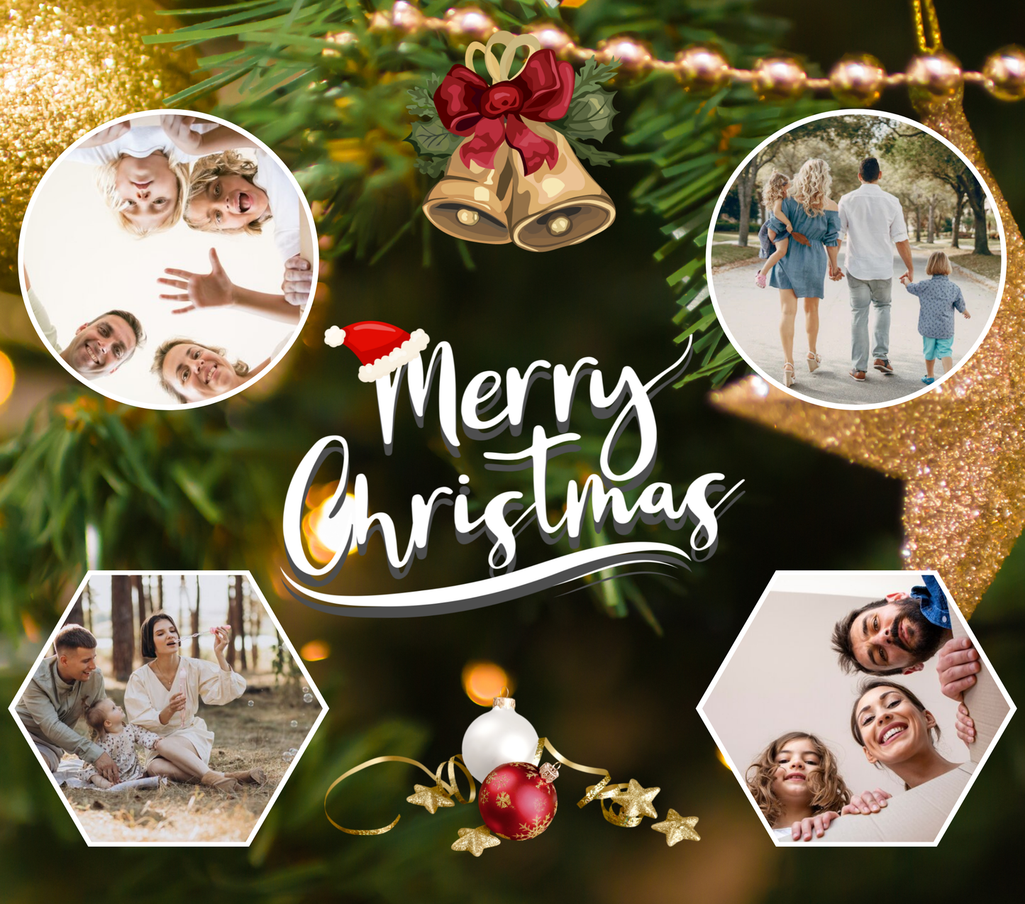 Christmas 4 image slate - Luxe-Custom-Designer