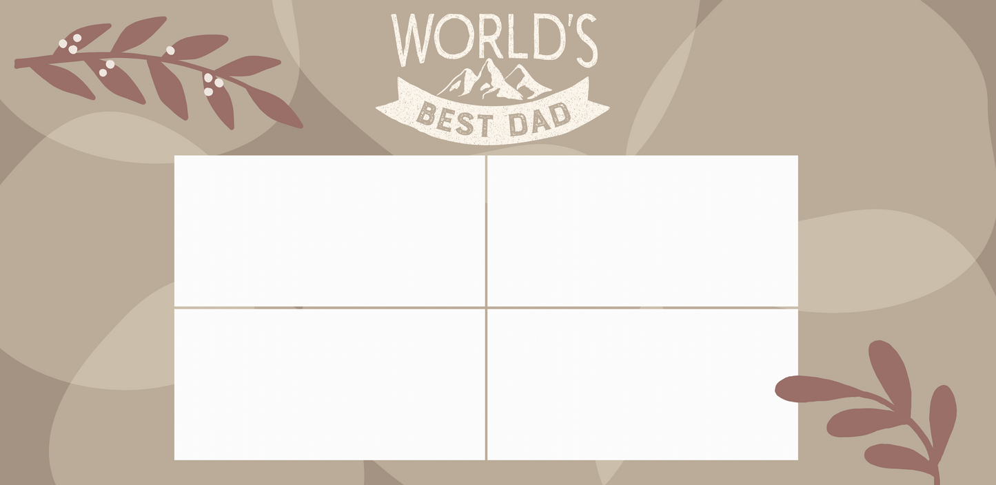 4 Image worlds best dad mug