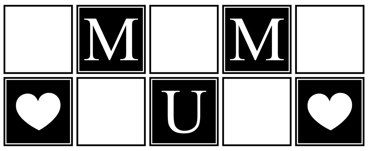 MUM Panel Photo Mug - Luxe Custom Designer