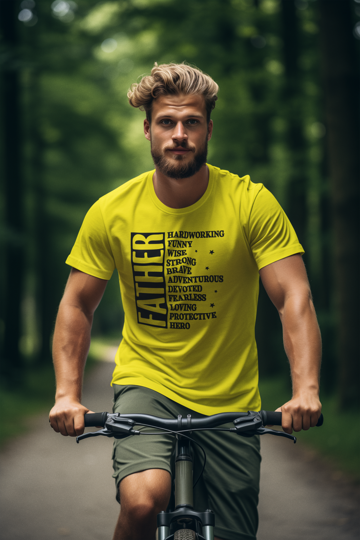 Father T-Shirt, Hard working - Funny - Wise - Luxe Custom Designer