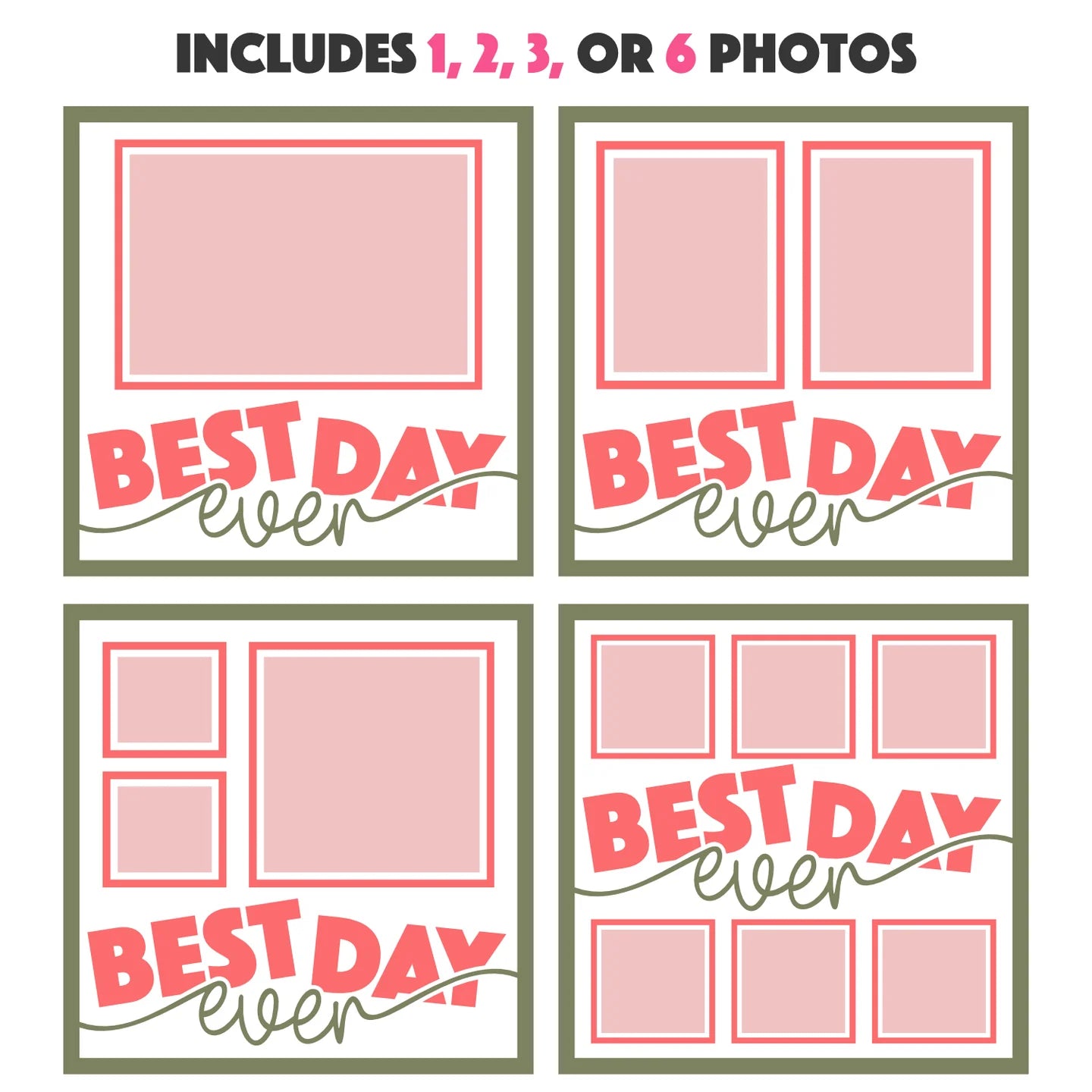Best Day ever 3D Frame