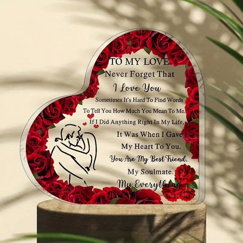 Love Plaque 10cm - Luxe Custom Designer