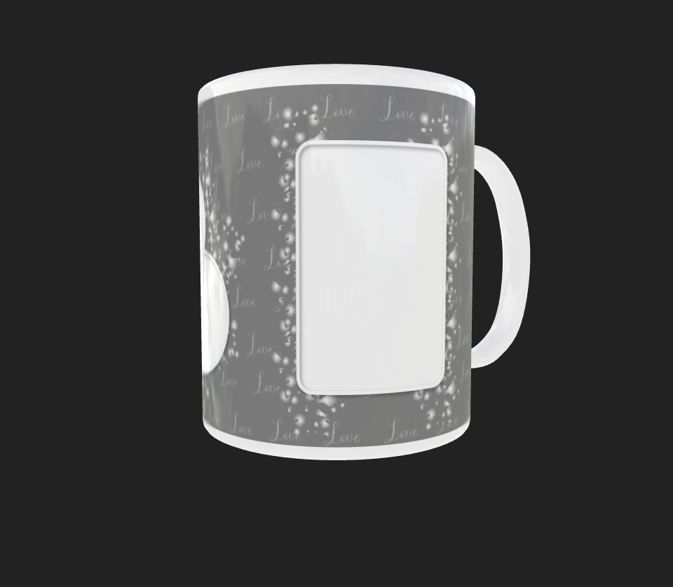 Double Heart 3 image photo mug - Luxe-Custom-Designer