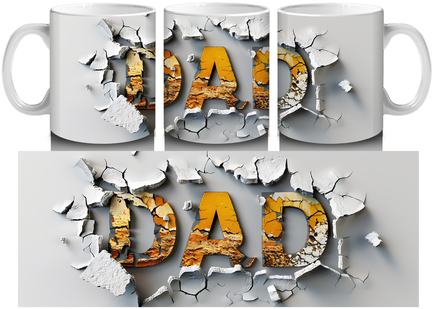 3D Dad Mugs