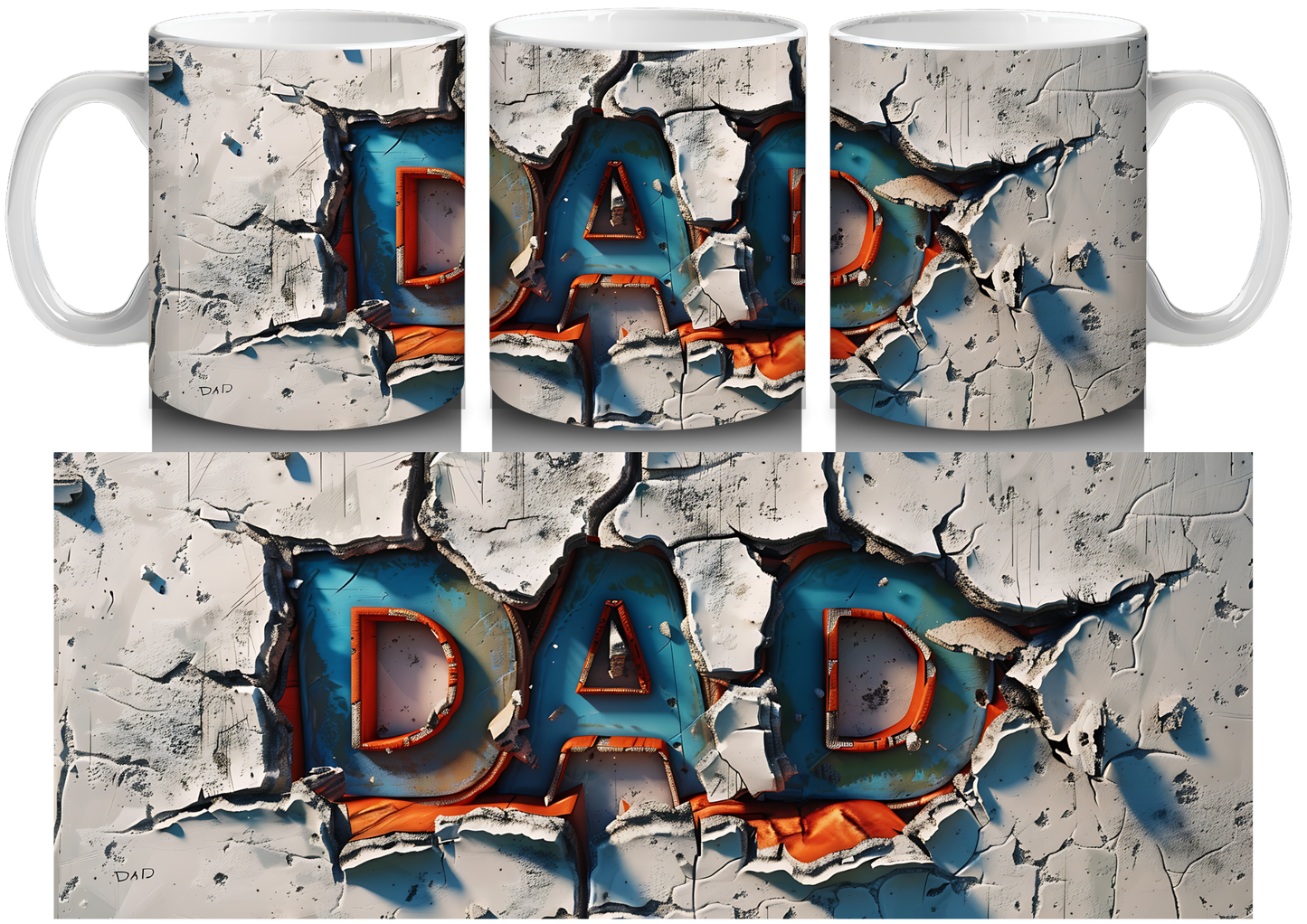 3D Dad Mugs