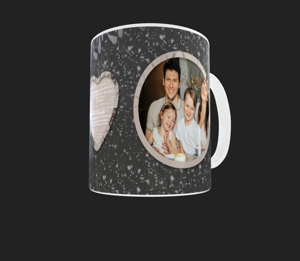 double Circle Photo Mug - Luxe-Custom-Designer