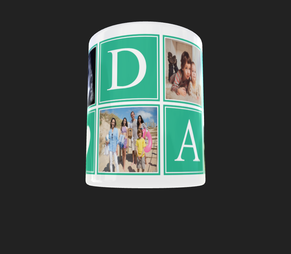 5 image DAD Photo Mug - Luxe-Custom-Designer
