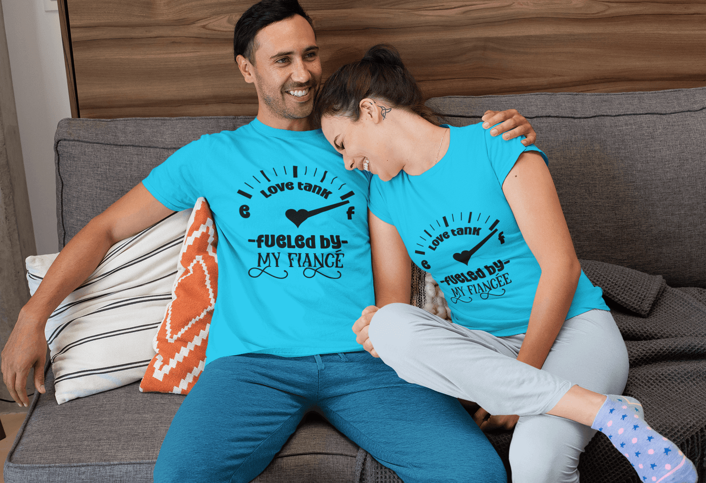 Fueled By my Fiancé T-Shirt Set - Luxe-Custom-Designer
