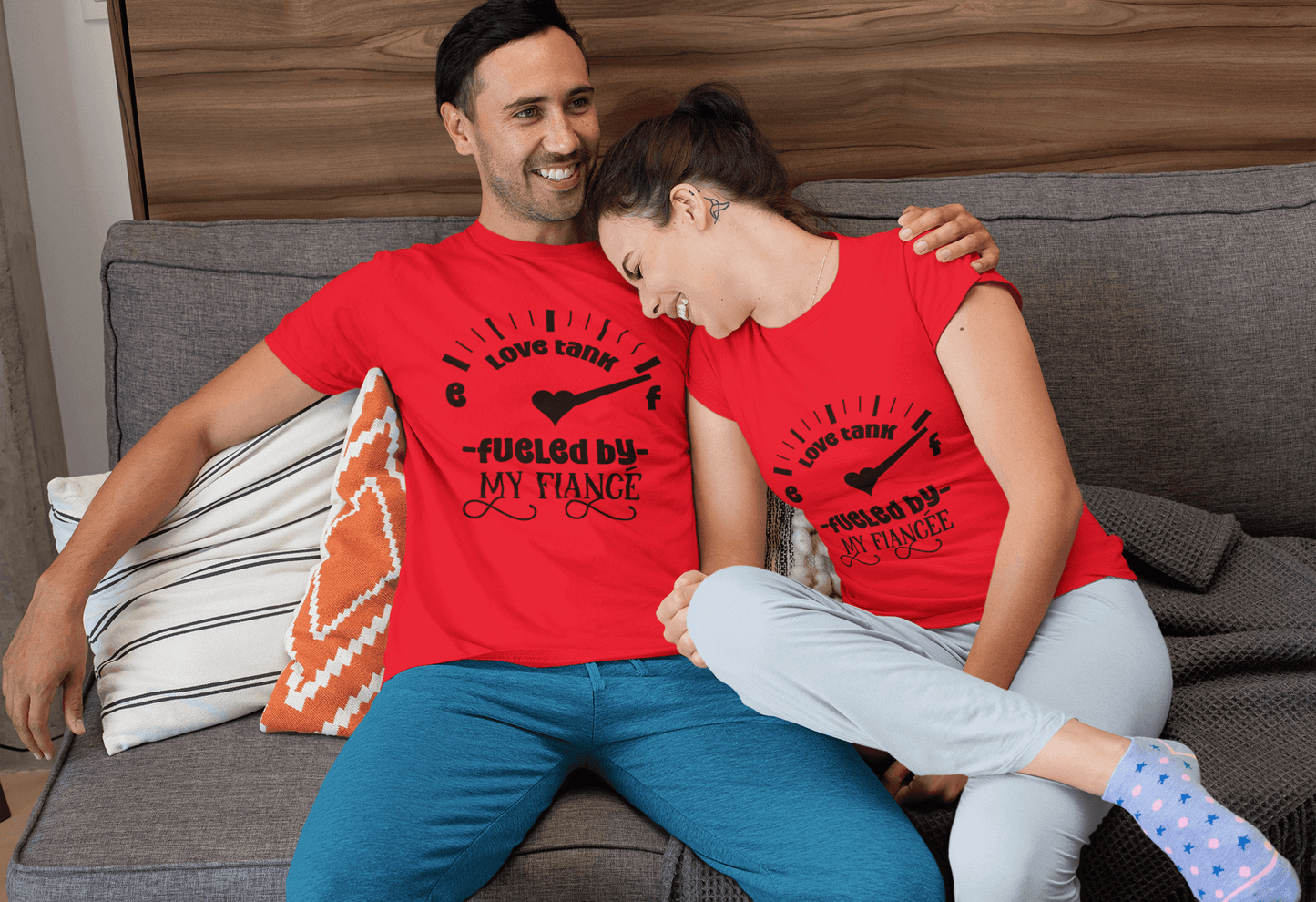 Fueled By my Fiancé T-Shirt Set - Luxe-Custom-Designer