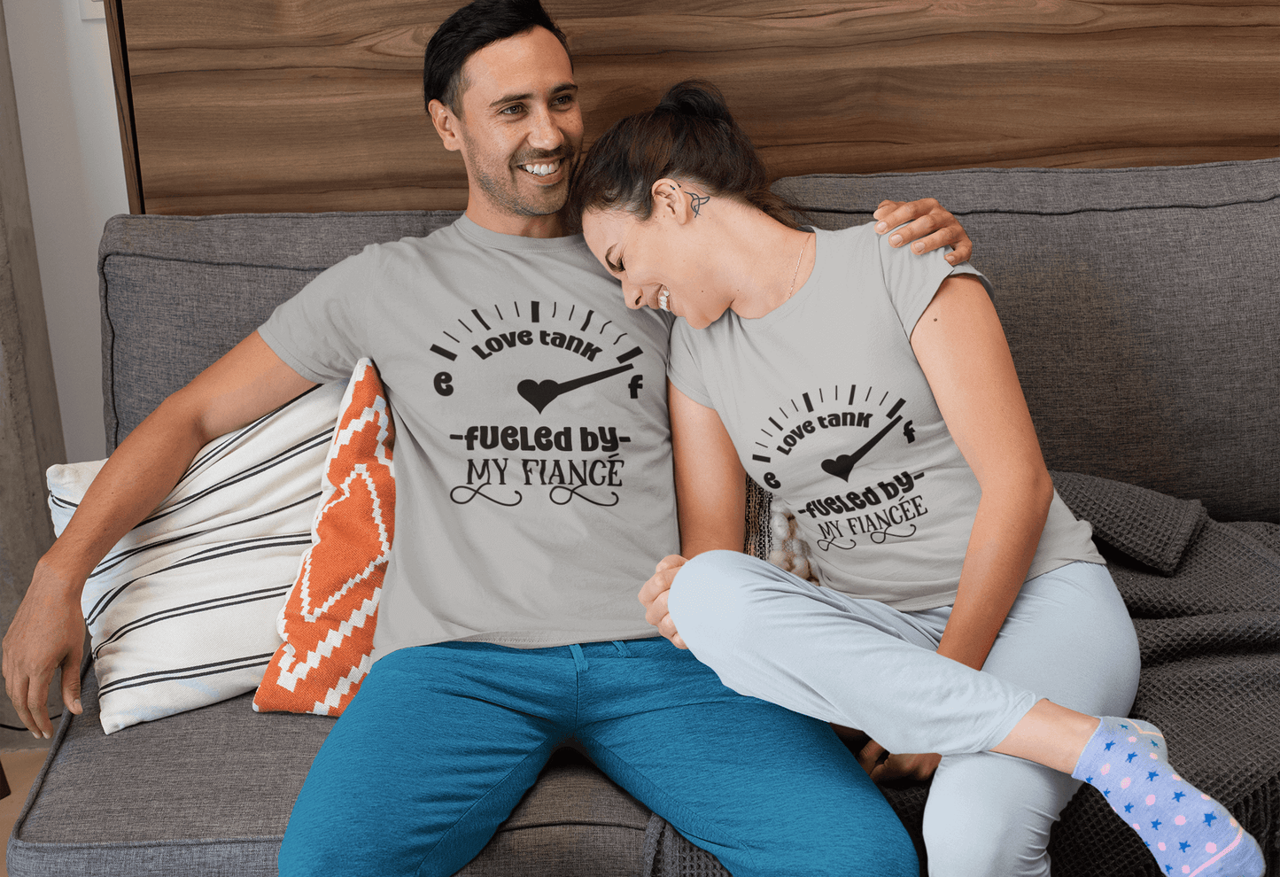 Fueled By my Fiancé T-Shirt Set - Luxe-Custom-Designer