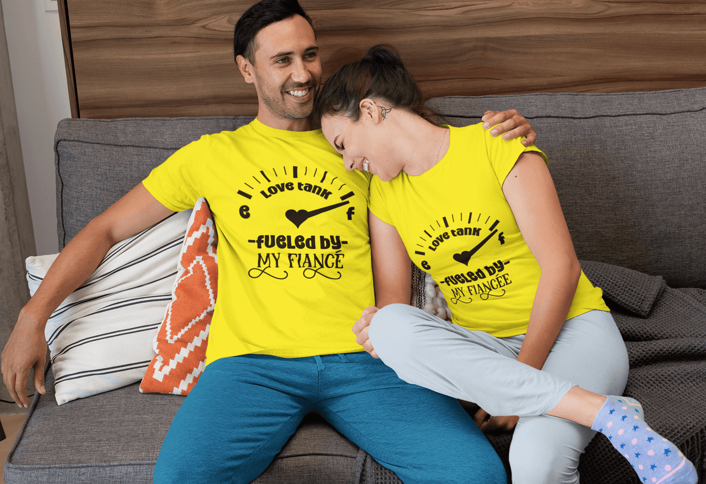 Fueled By my Fiancé T-Shirt Set - Luxe-Custom-Designer