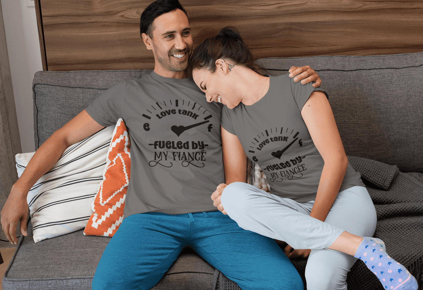 Fueled By my Fiancé T-Shirt Set - Luxe-Custom-Designer