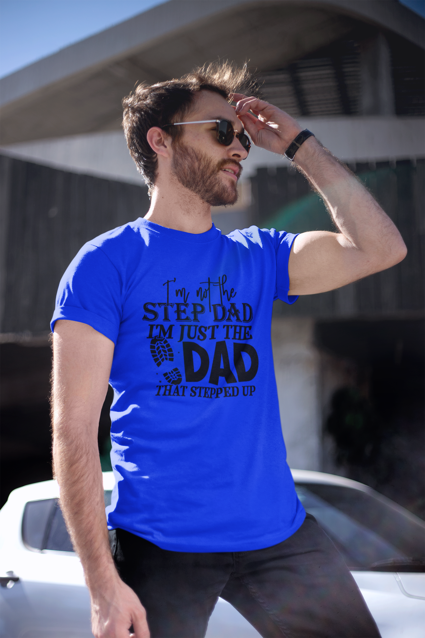 Step dad - Dad T-shirt - Luxe Custom Designer