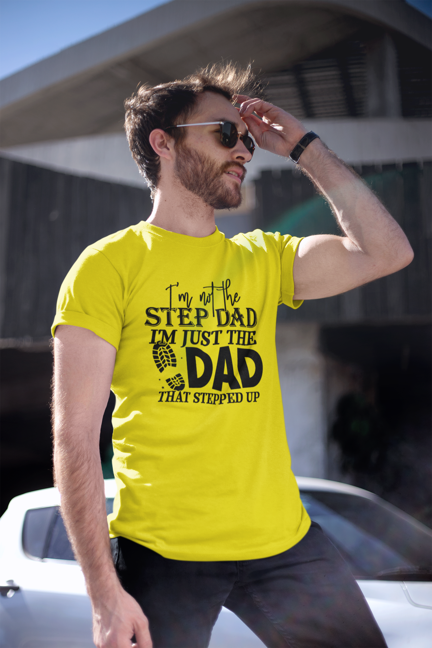 Step dad - Dad T-shirt - Luxe Custom Designer