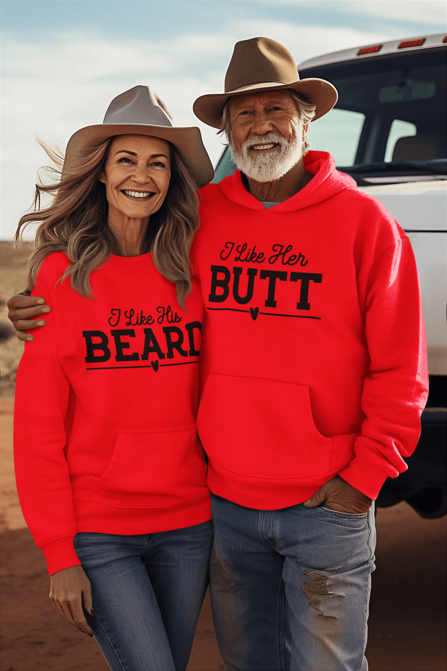 Beard and Butt Matching Hoodie Set - Luxe-Custom-Designer