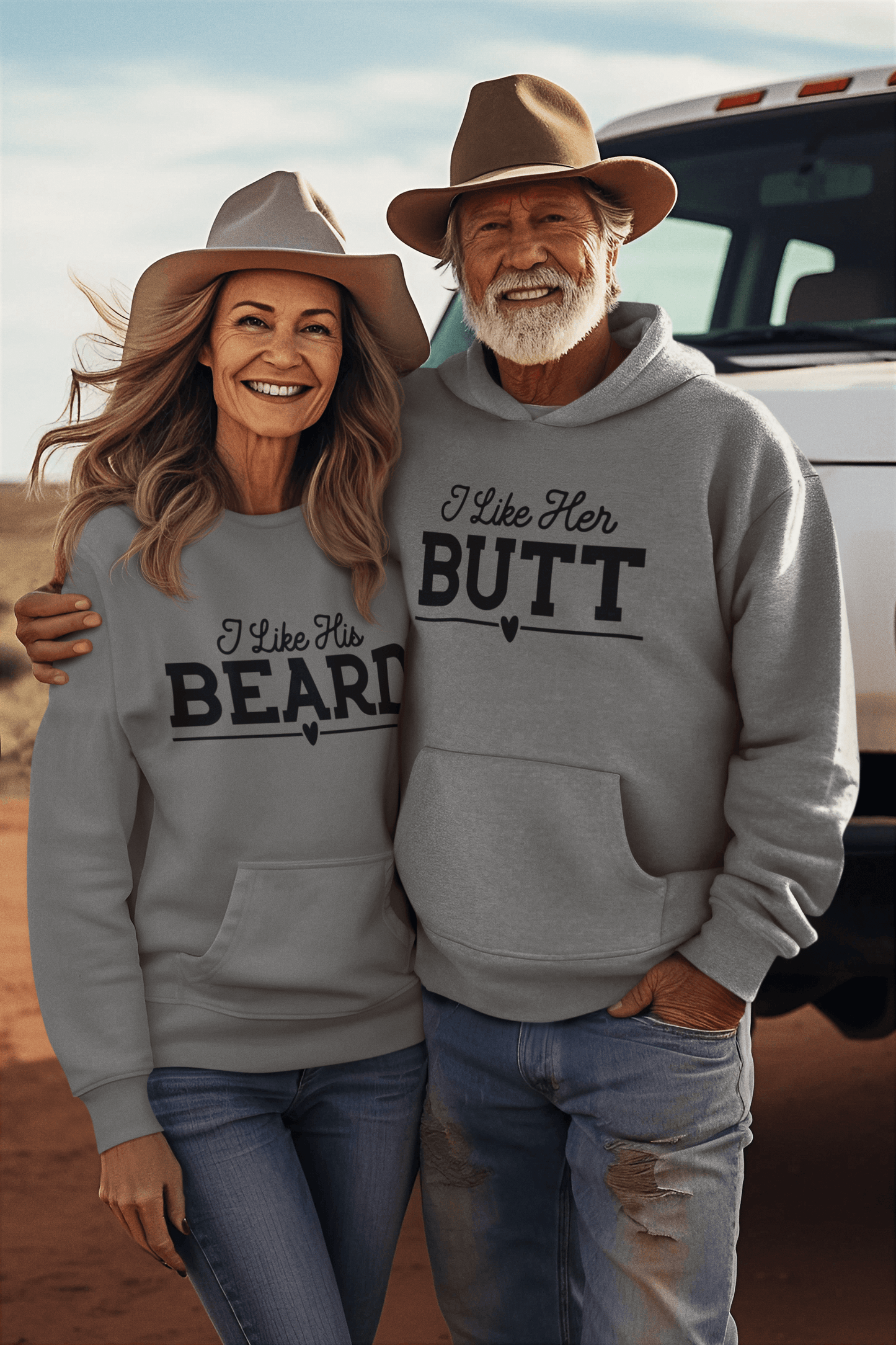Beard and Butt Matching Hoodie Set - Luxe-Custom-Designer