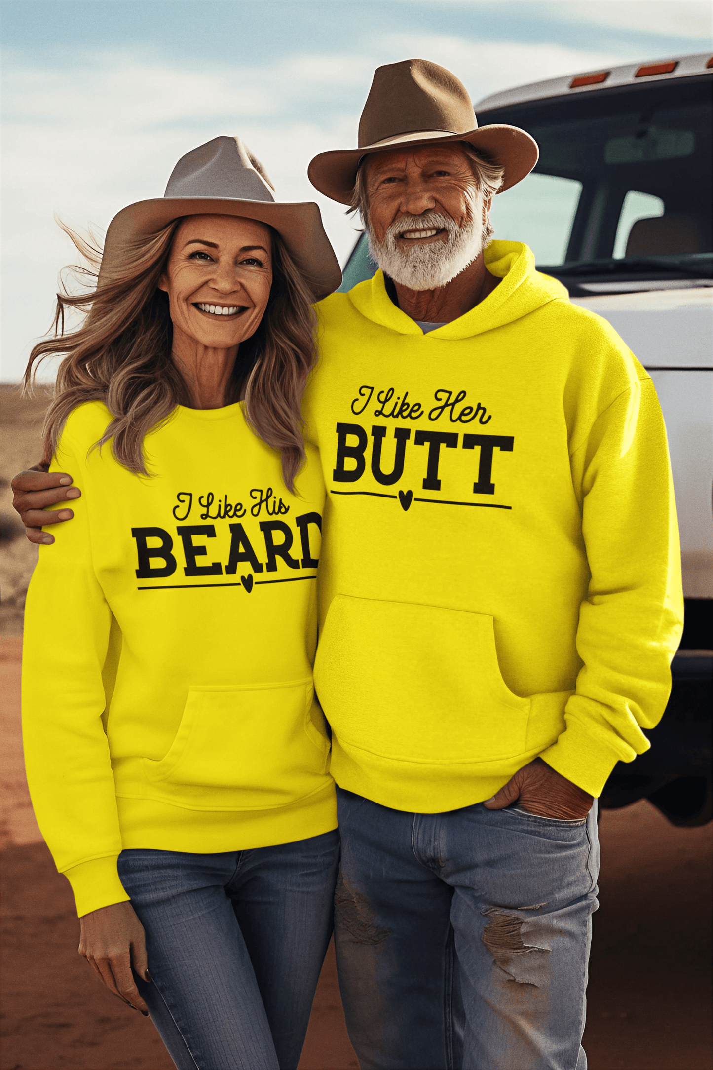 Beard and Butt Matching Hoodie Set - Luxe-Custom-Designer