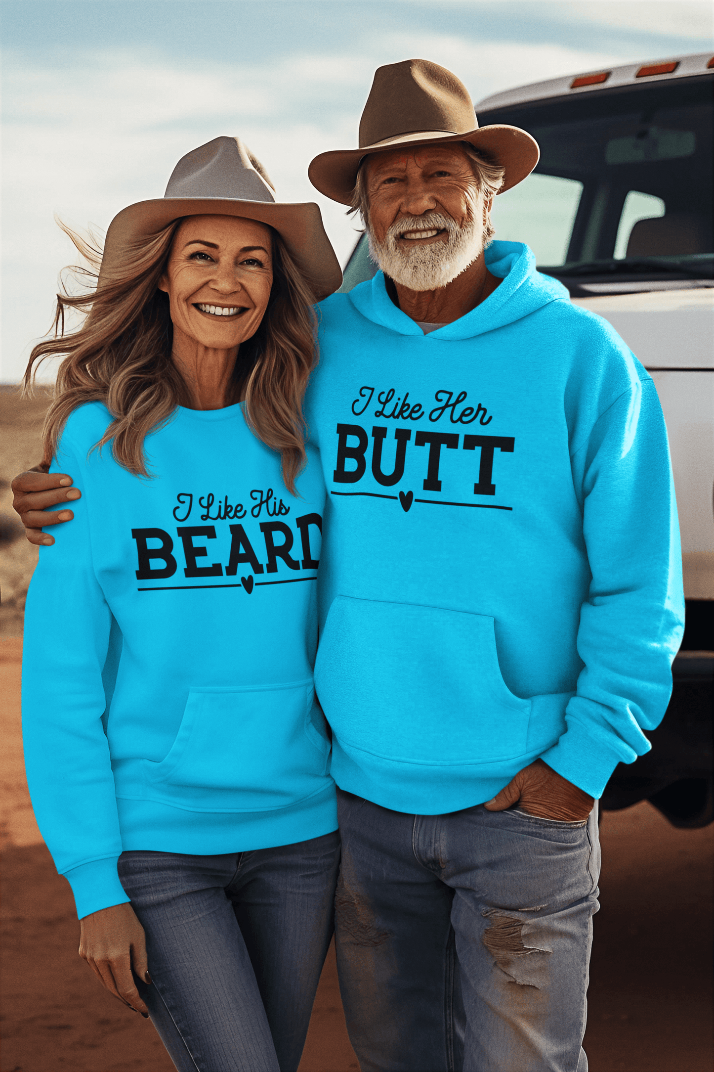 Beard and Butt Matching Hoodie Set - Luxe-Custom-Designer