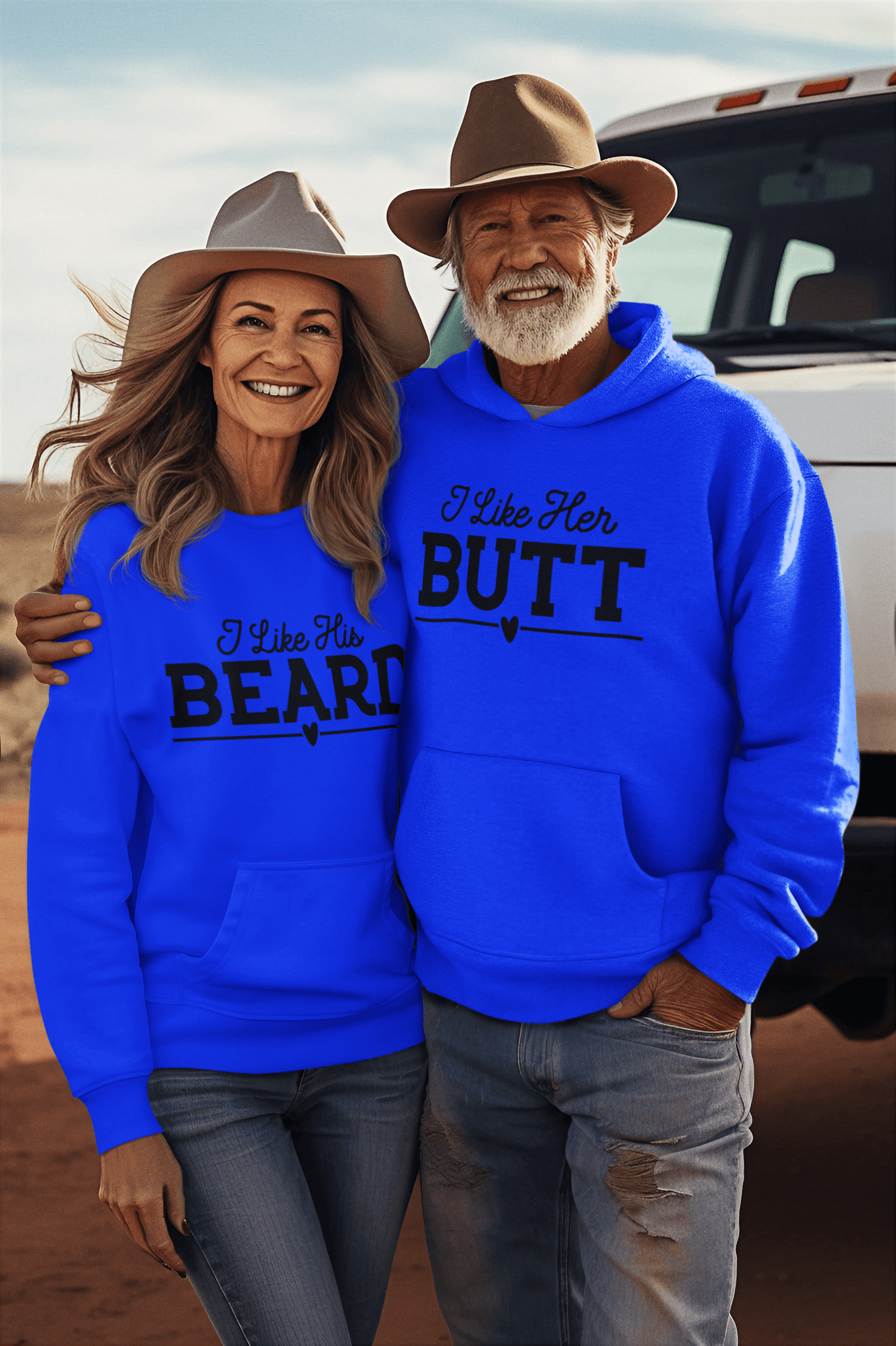 Beard and Butt Matching Hoodie Set - Luxe-Custom-Designer