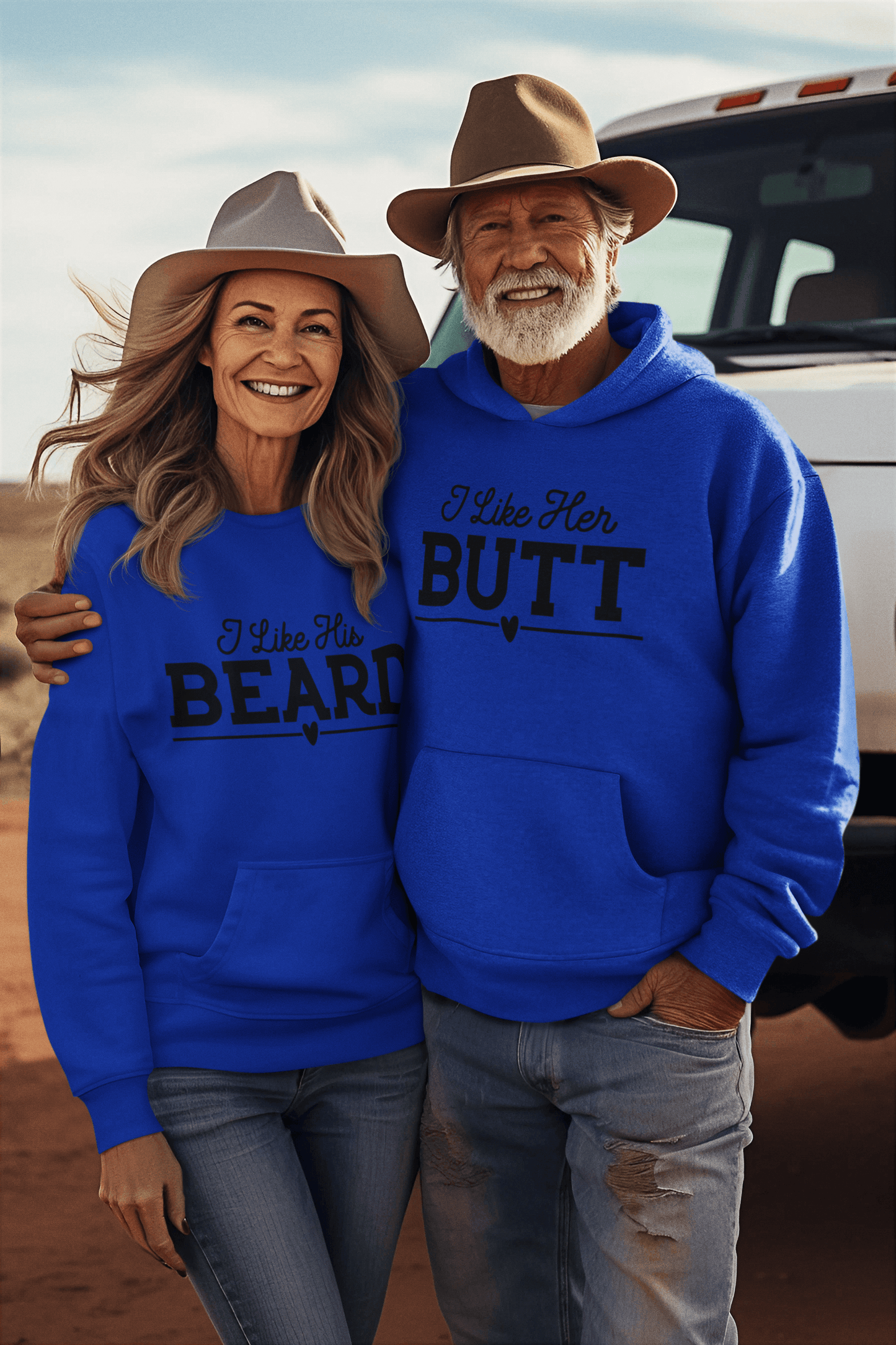 Beard and Butt Matching Hoodie Set - Luxe-Custom-Designer
