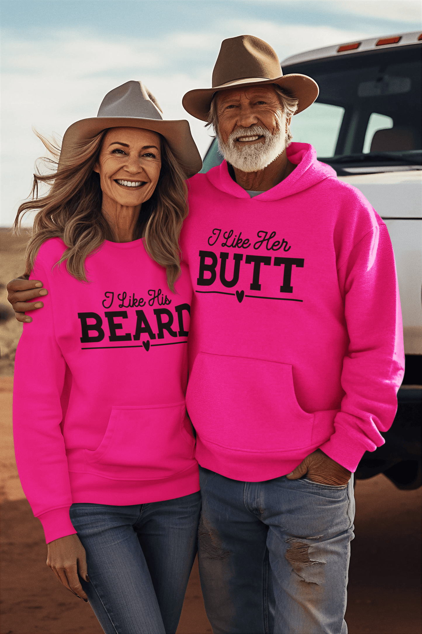 Beard and Butt Matching Hoodie Set - Luxe-Custom-Designer