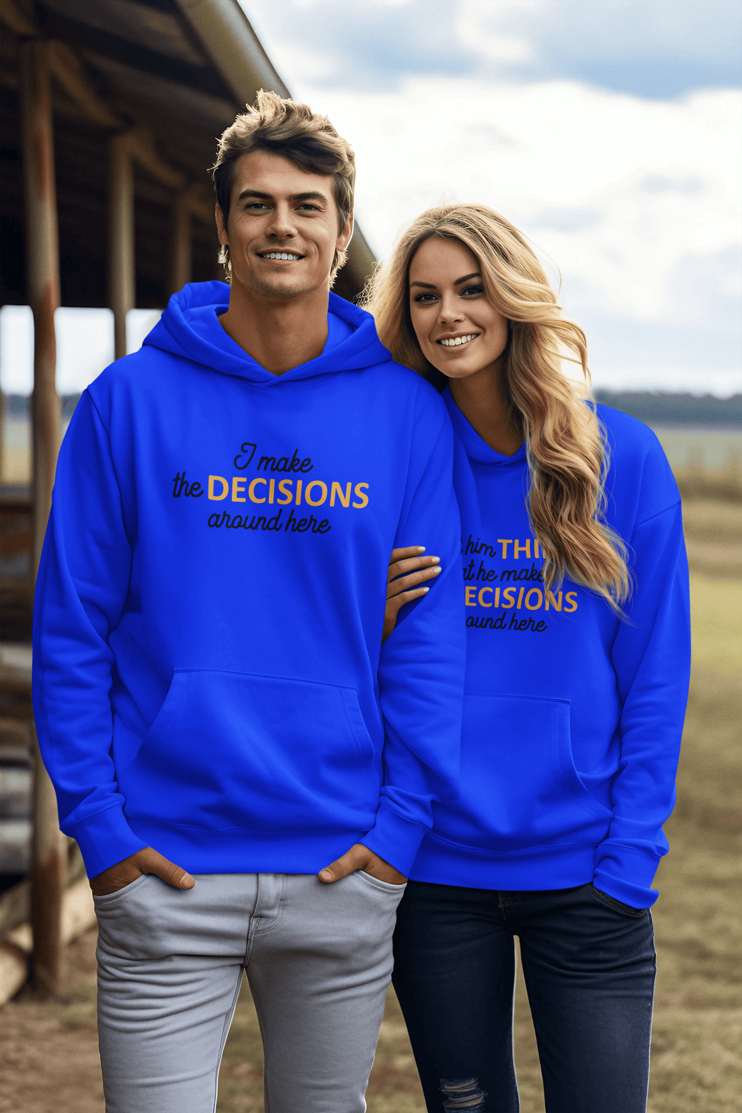 I make the decisions Matching Hoodie Set - Luxe-Custom-Designer