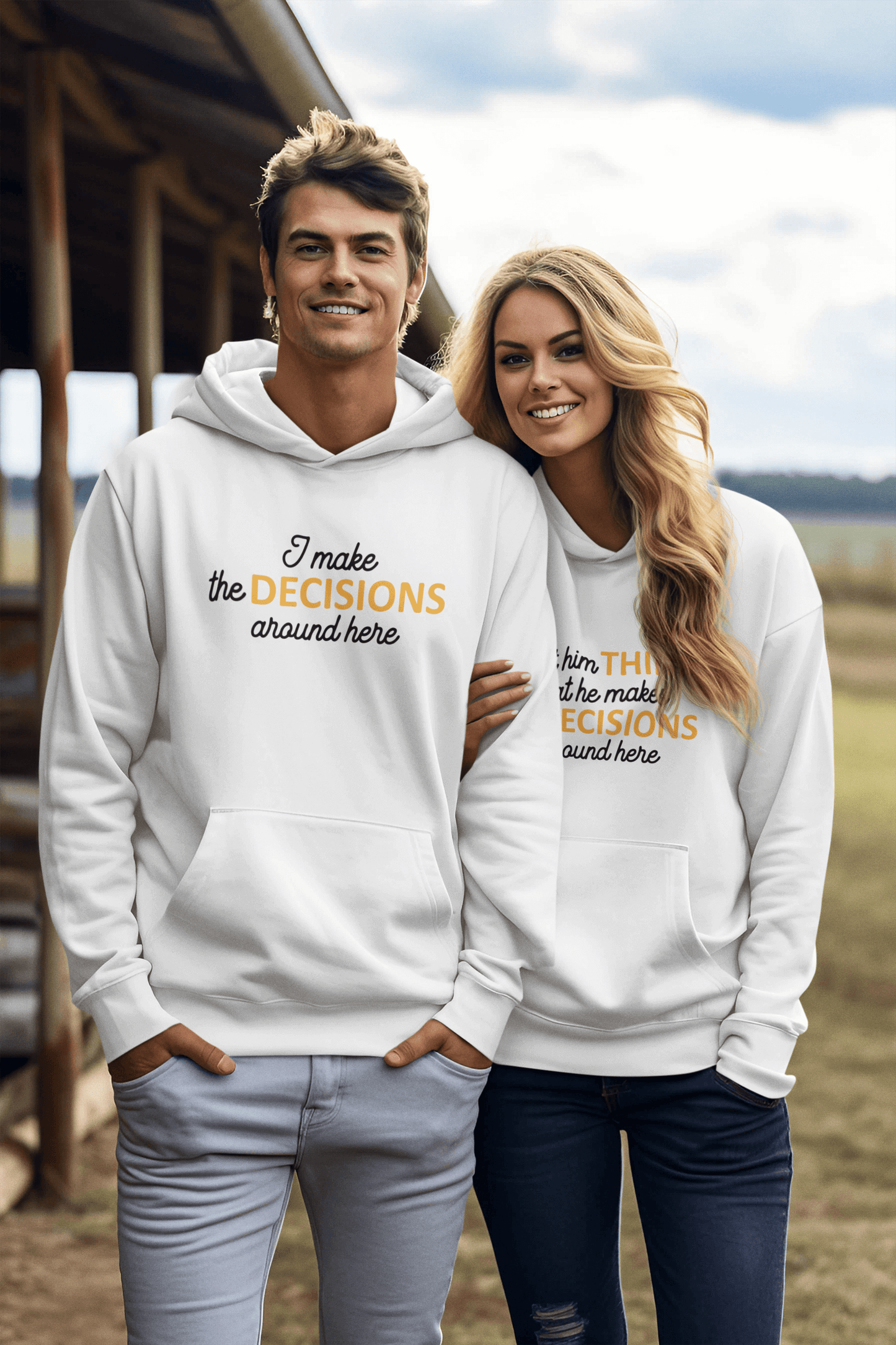 I make the decisions Matching Hoodie Set - Luxe-Custom-Designer