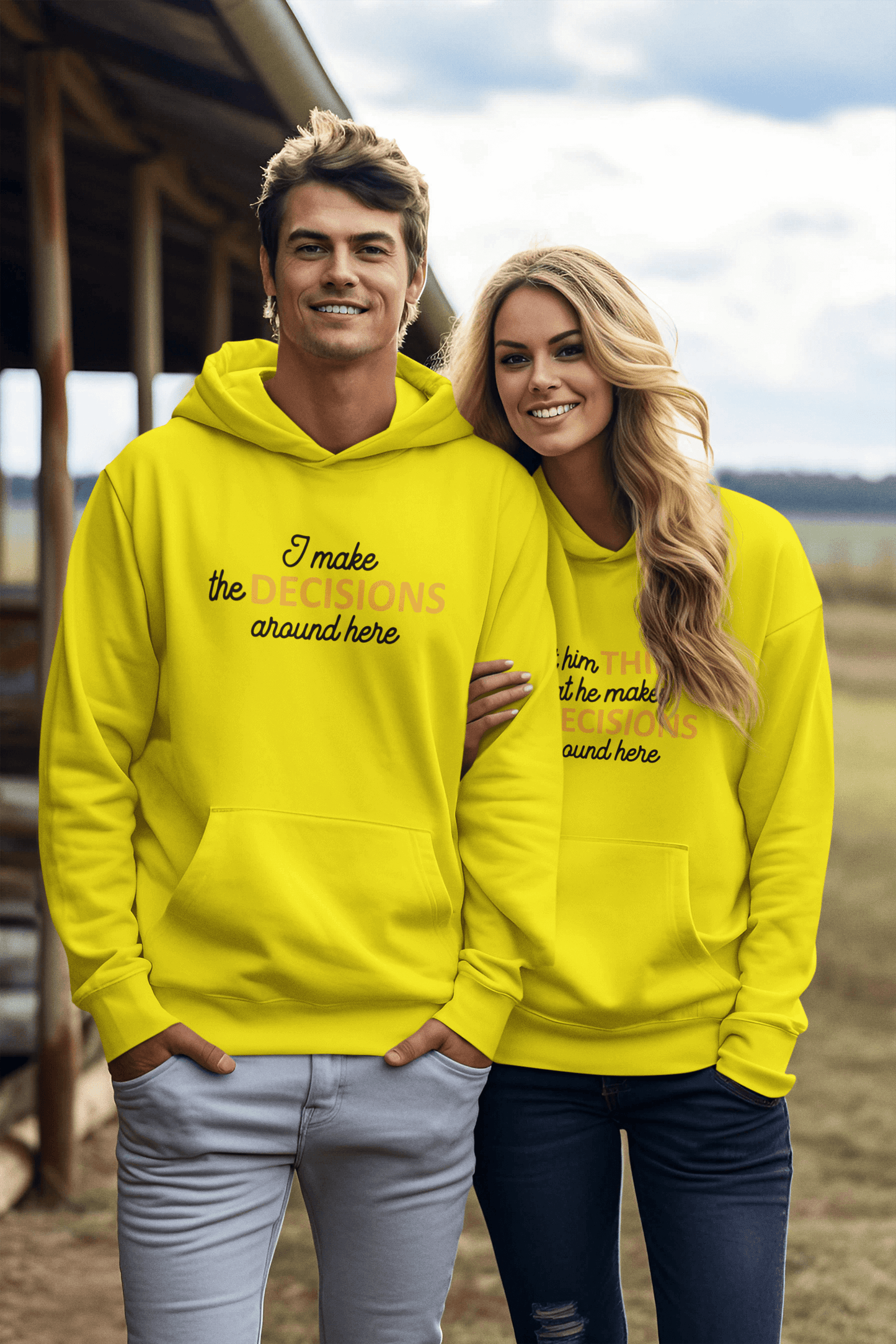 I make the decisions Matching Hoodie Set - Luxe-Custom-Designer