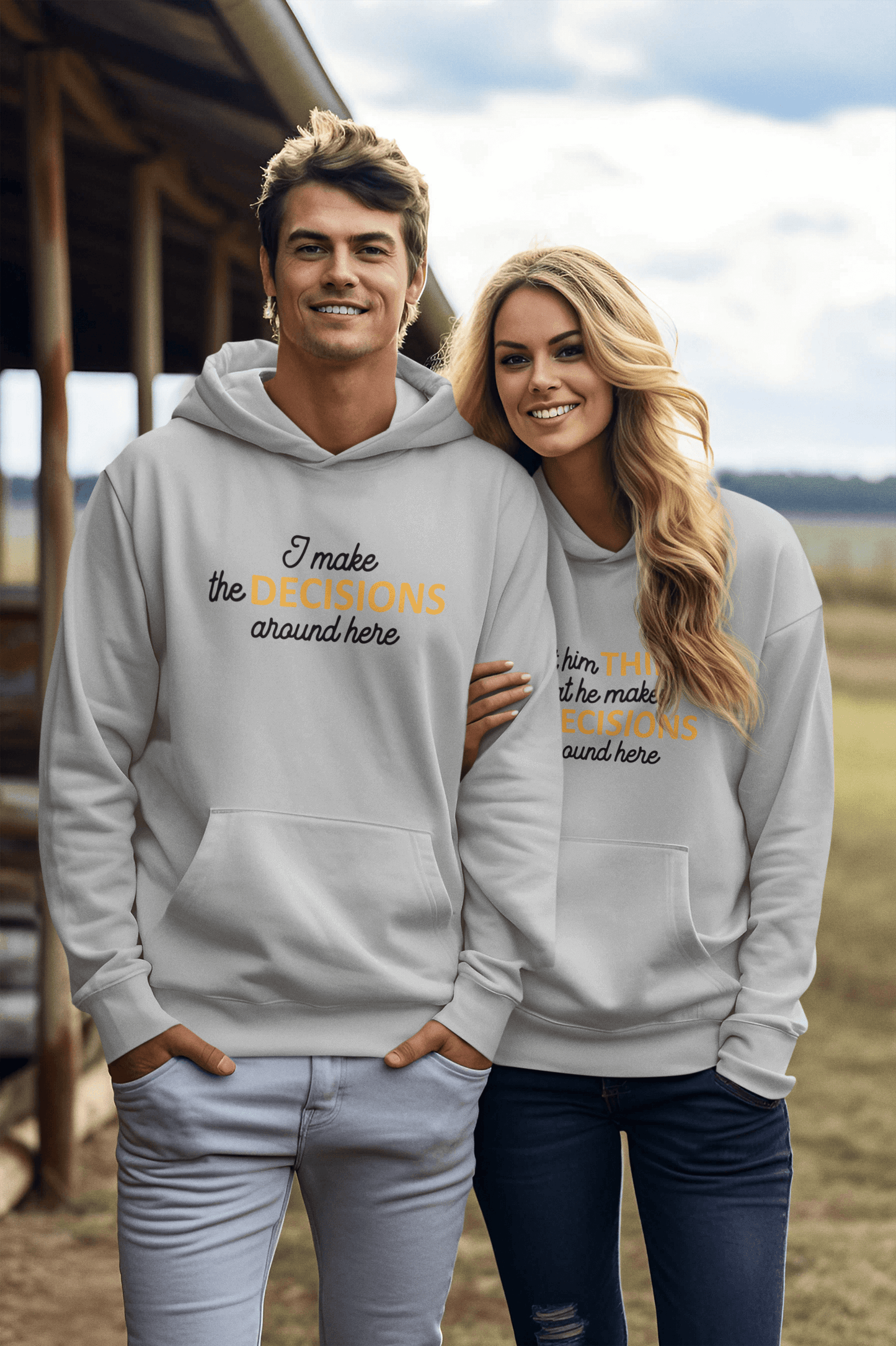 I make the decisions Matching Hoodie Set - Luxe-Custom-Designer