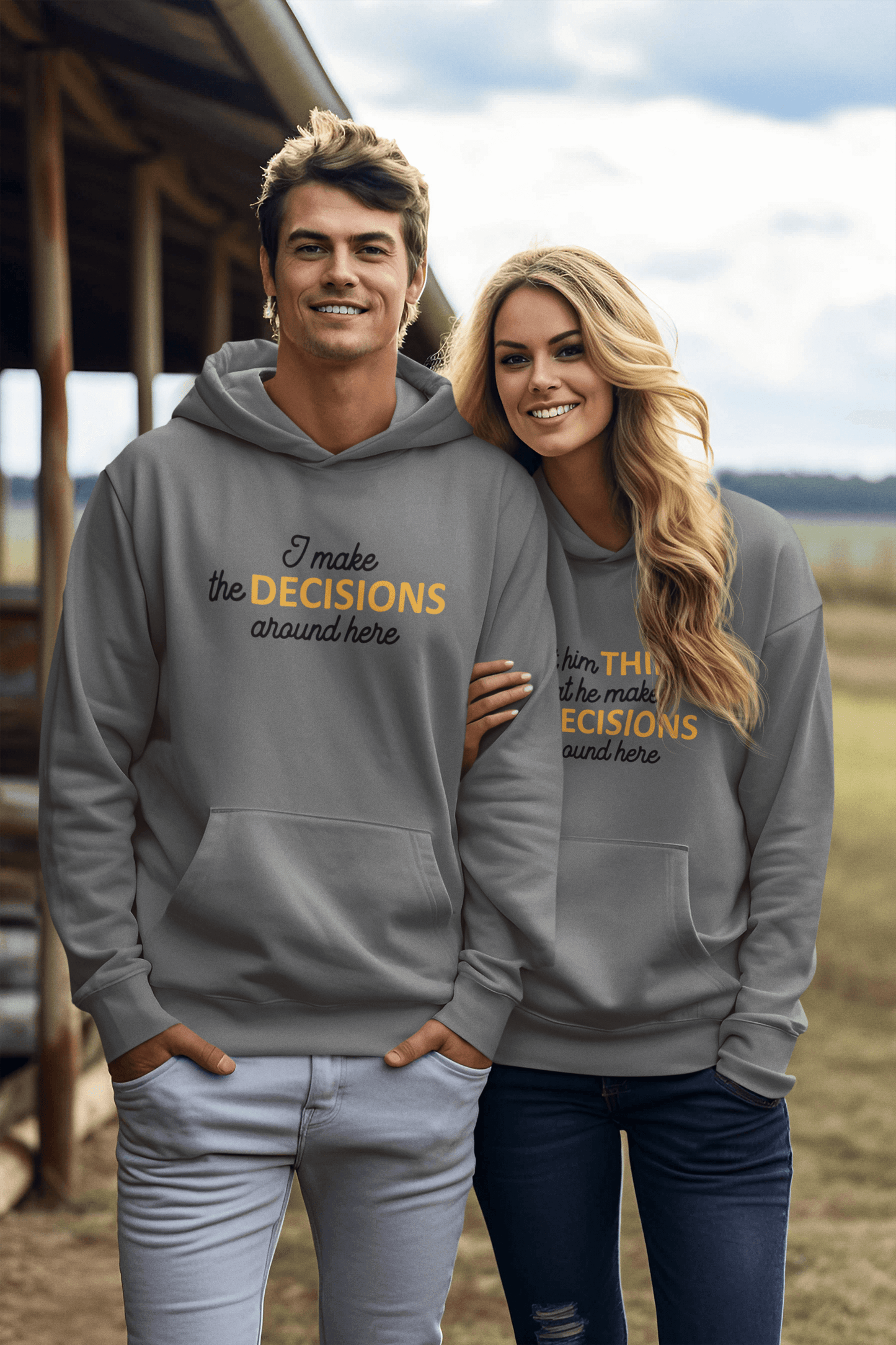 I make the decisions Matching Hoodie Set - Luxe-Custom-Designer