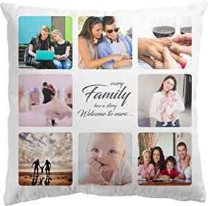Custom White Velvet Cushion Cover 40cm by 40cm