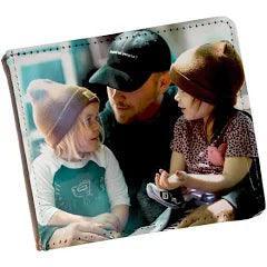 Faux Leather Photo Wallet - Luxe-Custom-Designer