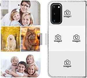 Galaxy S22 Ultra Leather Flip Personalised Phone Case - Luxe Custom Designer