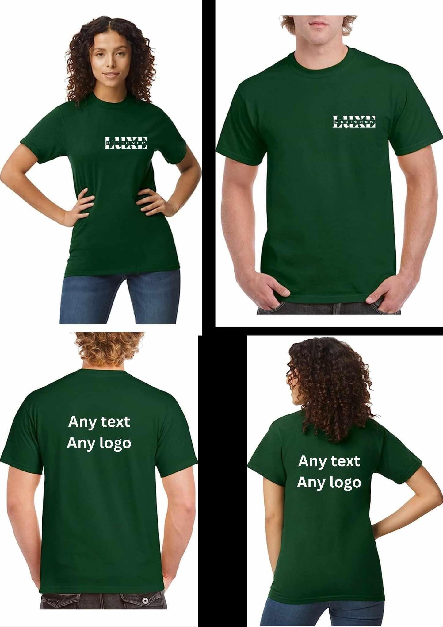 Men's Green T-Shirt - Luxe-Custom-Designer