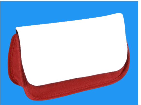 Personalised Pencil Case / Make Up Bag Red - Luxe Custom Designer